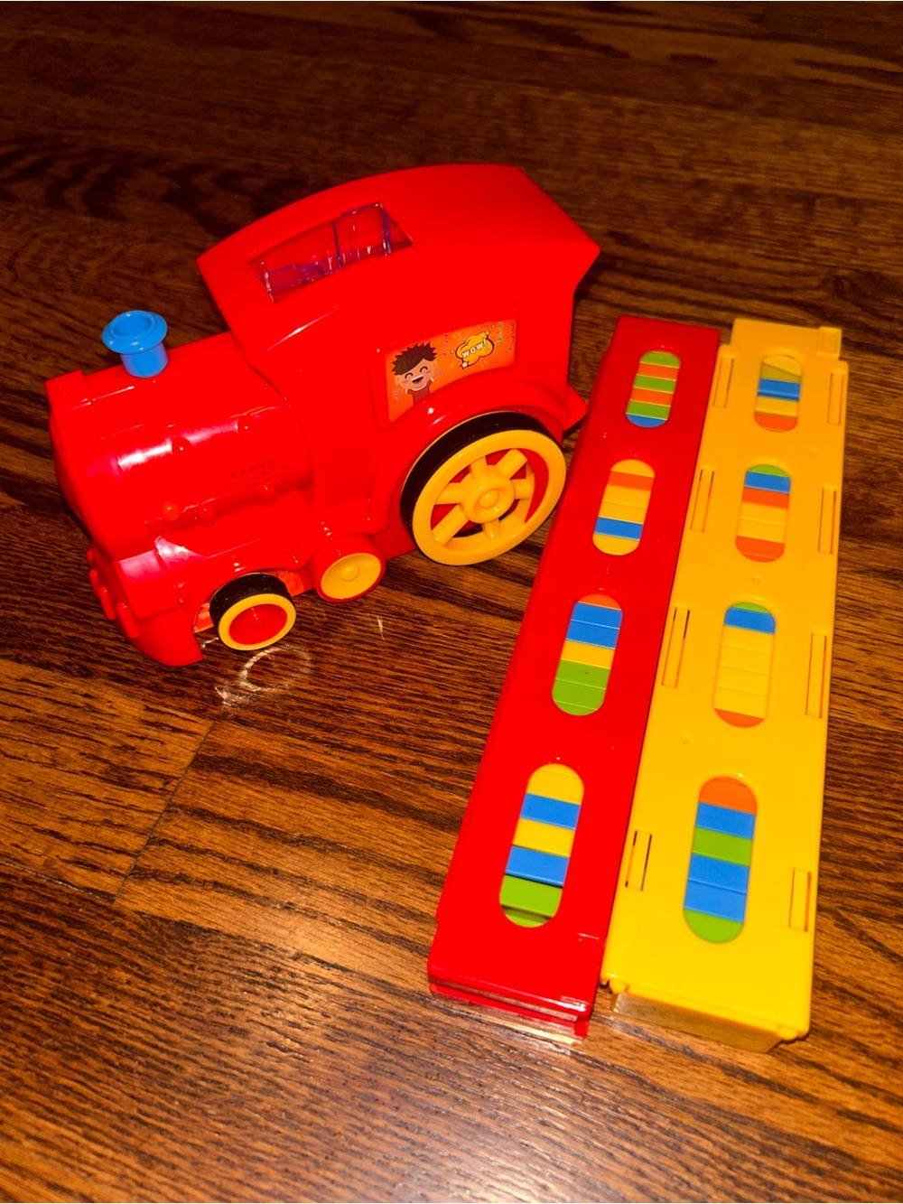 Kids Automatic Domino Red Toy Train